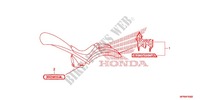 STICKERS (VT1300CXA/CX) for Honda VT 1300 C FURY ABS BLACK 2013
