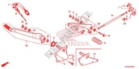 PEDAL for Honda VT 1300 C FURY ABS 2016