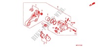 REAR BRAKE CALIPER (VT1300CX) for Honda VT 1300 C FURY 2011