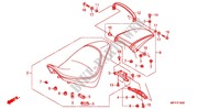 SINGLE SEAT (2) for Honda VT 1300 C FURY 2013