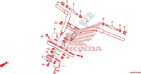 HANDLE PIPE/TOP BRIDGE (2) for Honda VT 1300 C FURY 2012