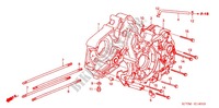 CRANKCASE (C100M) for Honda EX5 DREAM 100, Electric start 2003