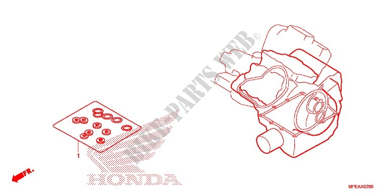 GASKET KIT for Honda SHADOW VT 750 PHANTOM 2010