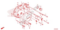 LEFT CRANKCASE COVER   ALTERNATOR (2) for Honda SHADOW VT 750 PHANTOM 2011