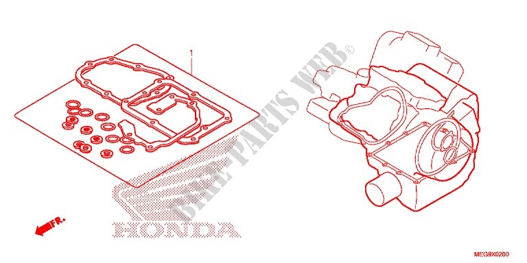 GASKET KIT for Honda SHADOW VT 750 PHANTOM 2011