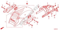 REAR FENDER (VT750C2/C2F/C2S/C2B) for Honda SHADOW VT 750 SPIRIT F 2014