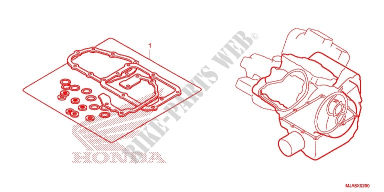 GASKET KIT for Honda SHADOW VT 750 SPIRIT F 2014