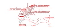 STICKERS for Honda SHADOW VT 750 SPIRIT S 2010