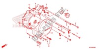 LEFT CRANKCASE COVER   ALTERNATOR (2) for Honda SHADOW VT 750 AERO 2011