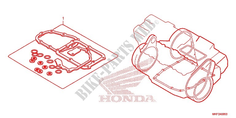GASKET KIT for Honda CBR 1000 ABS RED 2017
