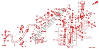 REAR BRAKE MASTER CYLINDER (CBR1000RA/S1/S2) for Honda CBR 1000 ABS RED 2017