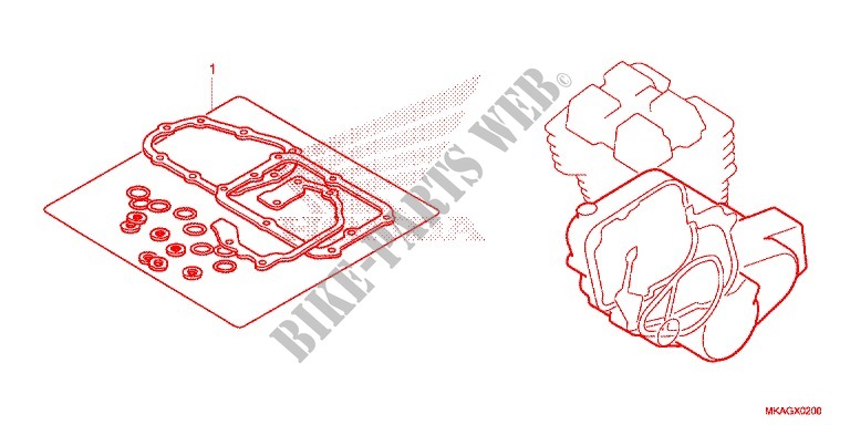 GASKET KIT for Honda NC 750 S ABS 2017