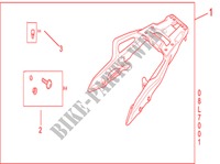 REAR CARRIER for Honda NC 750 S ABS 2017