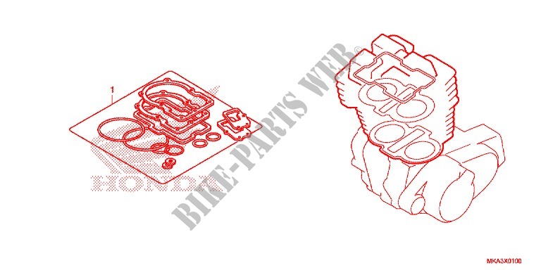 GASKET KIT for Honda NC 750 X ABS DCT 2017