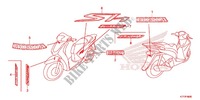 STICKERS for Honda SH 125 ABS D TOP BOX 2017
