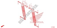 REAR SHOCK ABSORBER (2) for Honda SH 125 ABS D SPECIAL 2018