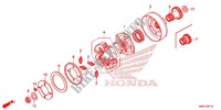 STARTER MOTOR CLUTCH for Honda FOURTRAX 420 RANCHER 4X4 ES RED 2017