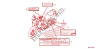 CAUTION LABEL (1) for Honda CB 300 F ABS 2015