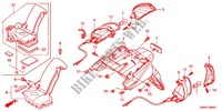 REAR FENDER   REAR INDICATOR for Honda PCX 125 SPECIAL EDITION WHITE 2013