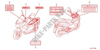 CAUTION LABEL (1) for Honda PCX 150 2012