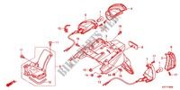 REAR FENDER   REAR INDICATOR for Honda PCX 150 2012