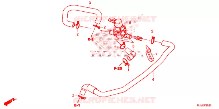 AIR INJECTION CONTROL VALVE Honda MOTO 800 CROSSRUNNER 2018  VFR800XH