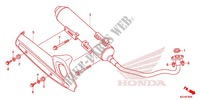 EXHAUST MUFFLER (2) for Honda PCX 150 2013