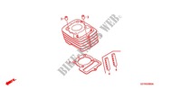 CYLINDER for Honda APE 50 DELUXE 2006