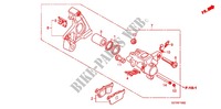 REAR BRAKE CALIPER for Honda APE 50 DELUXE Front brake disk 2012