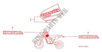 STICKERS ('01) for Honda XR 400 2001
