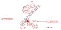 STICKERS ('00) for Honda XR 400 2000