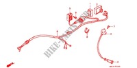 WIRE HARNESS/BATTERY for Honda XR 600 R 1993