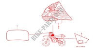 STICKERS ('98) for Honda XR 600 R 1998
