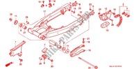 SWINGARM   CHAIN CASE for Honda XR 600 R 2000