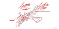 STICKERS for Honda XR 650 L 2011