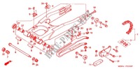 SWINGARM   CHAIN CASE for Honda XR 650 R 2000