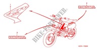 STICKERS ('03) for Honda XR 70 2003