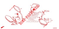 MIRROR   KNUCKLE GUARD for Honda CRF 250 RALLYE ABS 2018