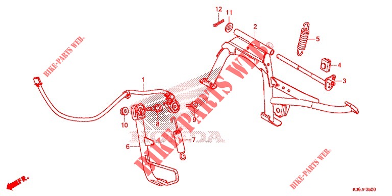 SIDE STAND for Honda PCX 150 2018