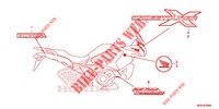 STICKERS (ED,RU,TH,U) for Honda CROSSTOURER 1200 ABS 2020