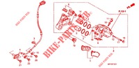 REAR BRAKE CALIPER (VT1300CXA) for Honda VT 1300 FURY ABS 2011