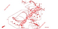 SINGLE SEAT (2) for Honda VT 1300 FURY ABS 2010