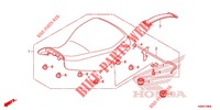 SINGLE SEAT (2) for Honda TRX 250 FOURTRAX RECON Standard 2021