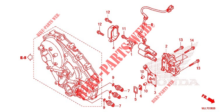 LINEAR SOLENOID for Honda NC 750 INTEGRA TRICOLOR 2015