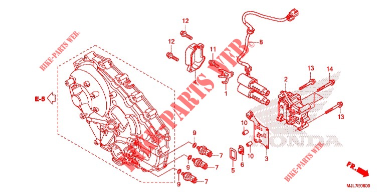 LINEAR SOLENOID for Honda NC 750 INTEGRA 2015