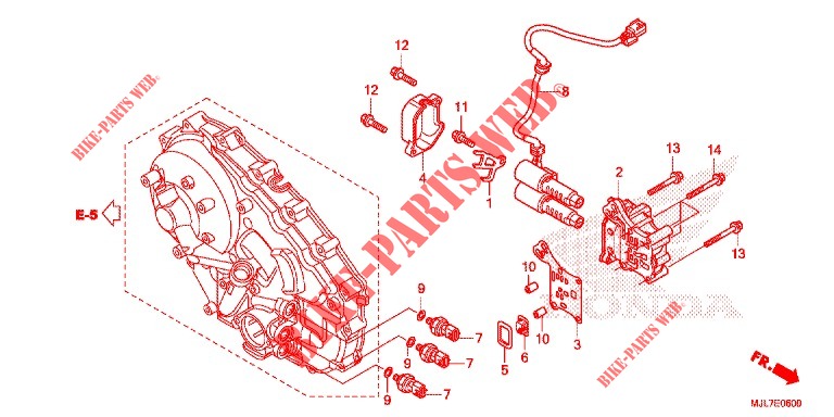 LINEAR SOLENOID for Honda NC 750 INTEGRA 2015