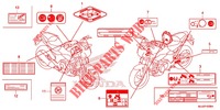 CAUTION LABEL for Honda NC 750 S ABS 2015