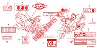 CAUTION LABEL for Honda NC 750 S DCT 2014