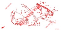 HANDLEBAR   COWL (NSC50/MPD/WH) for Honda VISION 50 2012