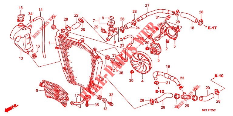 RADIATOR for Honda CBR 1000 RR 2007